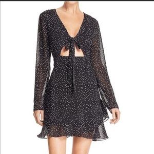 cotton candy LA polka dot dress xs